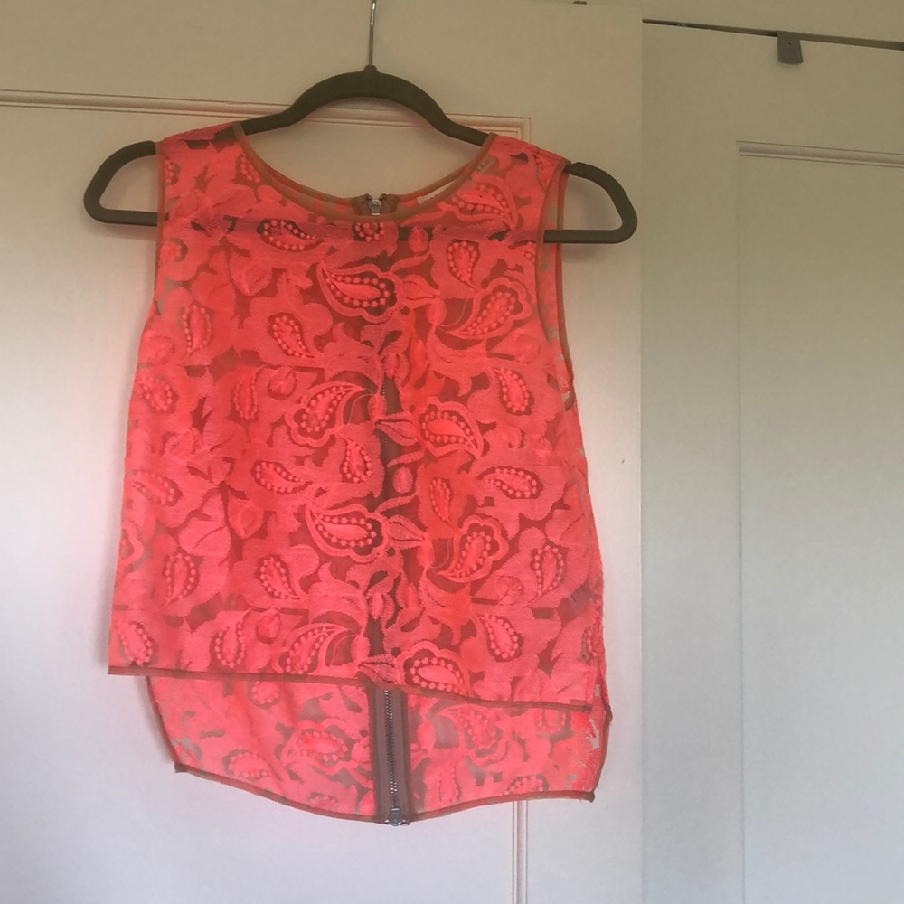 2 piece outfit. Veronica Beard lace top and bottom